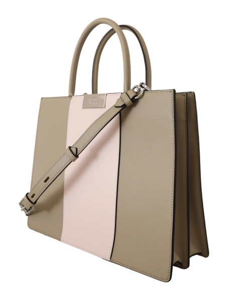 Karl Lagerfeld Elegant Sage Green Tote Shoulder Bag Karl Lagerfeld Elegant Sage Green Tote Shoulder Bag