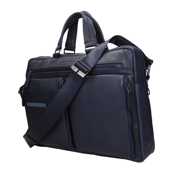 Blue Leather Business And Laptop Bags Blue Leather Business And Laptop Bags