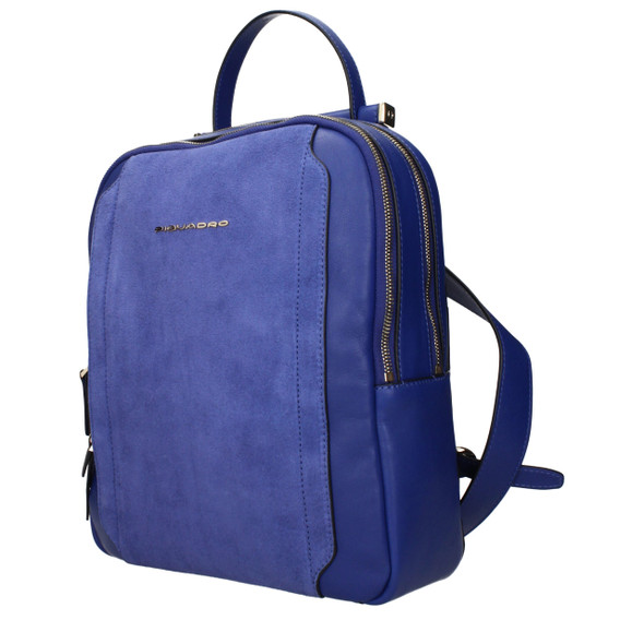 Blue Leather Backpacks PI15271601144073BT Blue Leather Backpacks PI15271601144073BT