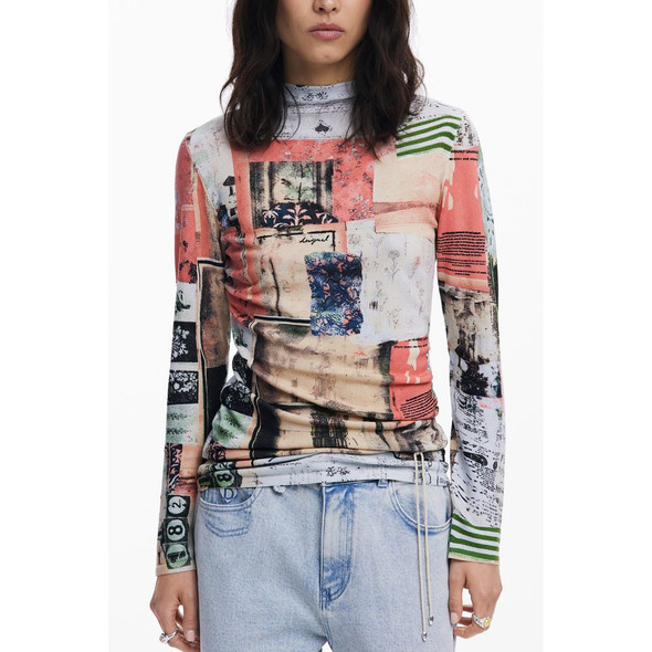 Pink Viscose Women Sweater DE-39781 Pink Viscose Women Sweater DE-39781