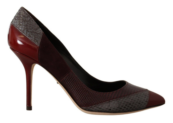 Multicolor Exotic Leather Heels Pumps Shoes Multicolor Exotic Leather Heels Pumps Shoes