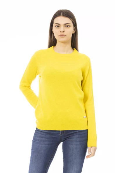 Yellow Wool Women Sweater Yellow Wool Women Sweater