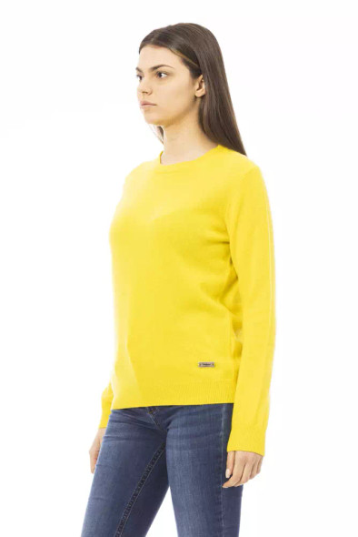 Yellow Wool Women Sweater Yellow Wool Women Sweater