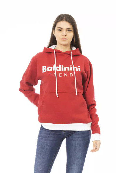 Red Cotton Women's Hoodie Red Cotton Women's Hoodie