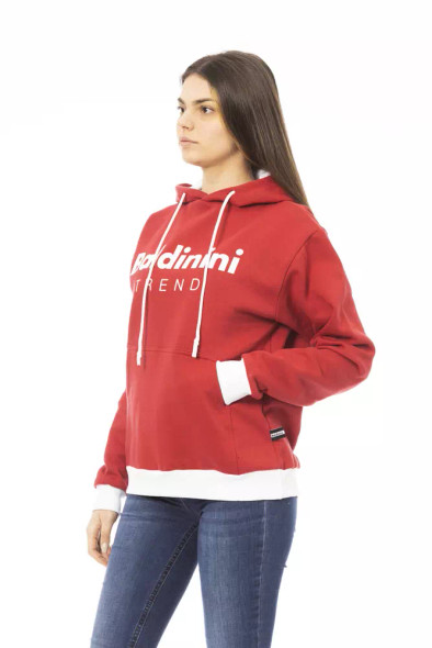 Red Cotton Women's Hoodie Red Cotton Women's Hoodie