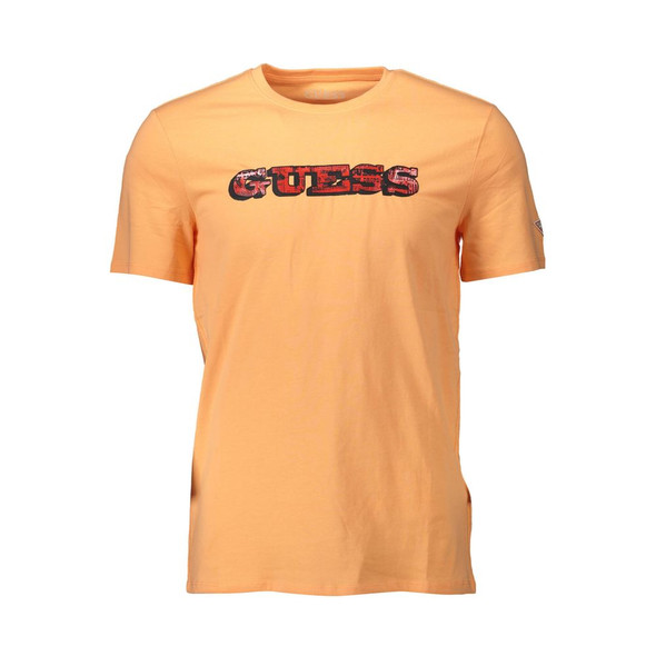 Orange Cotton Men T-Shirt Orange Cotton Men T-Shirt