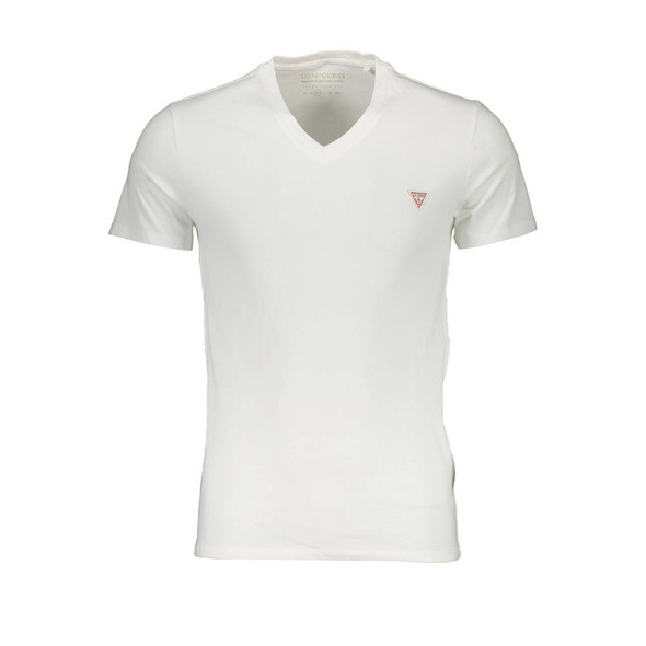 Guess Jeans White Cotton Men T-Shirt Guess Jeans White Cotton Men T-Shirt