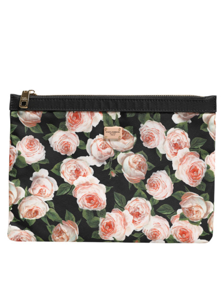 Multicolor Floral DG Plaque Clutch Women Pouch Borse Bag Multicolor Floral DG Plaque Clutch Women Pouch Borse Bag