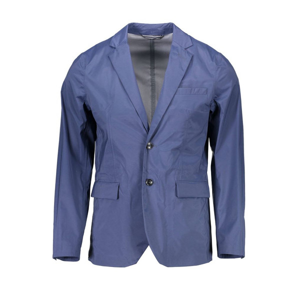 Gant Blue Nylon Men Jacket Gant Blue Nylon Men Jacket