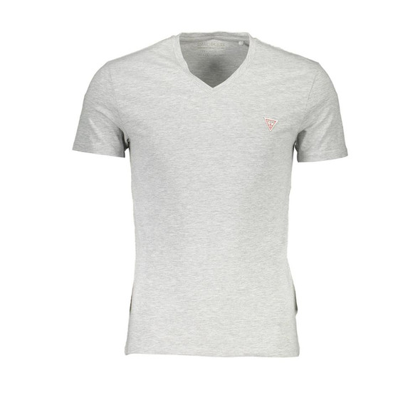 Guess Jeans Gray Cotton Men T-Shirt GU-4158 Guess Jeans Gray Cotton Men T-Shirt GU-4158
