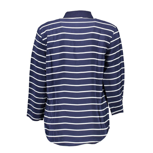 Gant Blue Viscose Women Polo Shirt Gant Blue Viscose Women Polo Shirt
