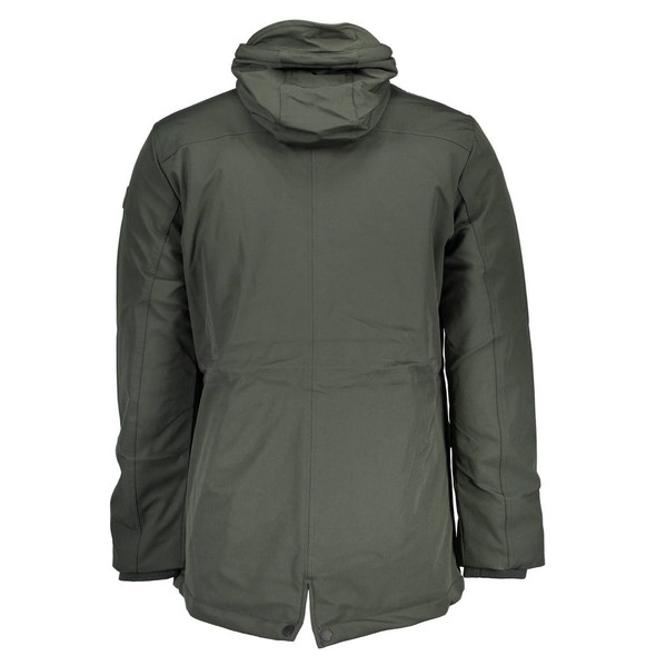 Green Polyester Men Jacket Green Polyester Men Jacket