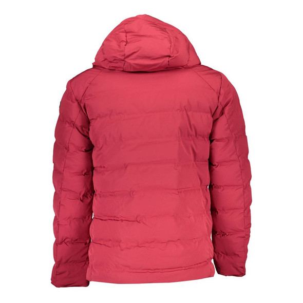 Red Polyamide Men Jacket Red Polyamide Men Jacket