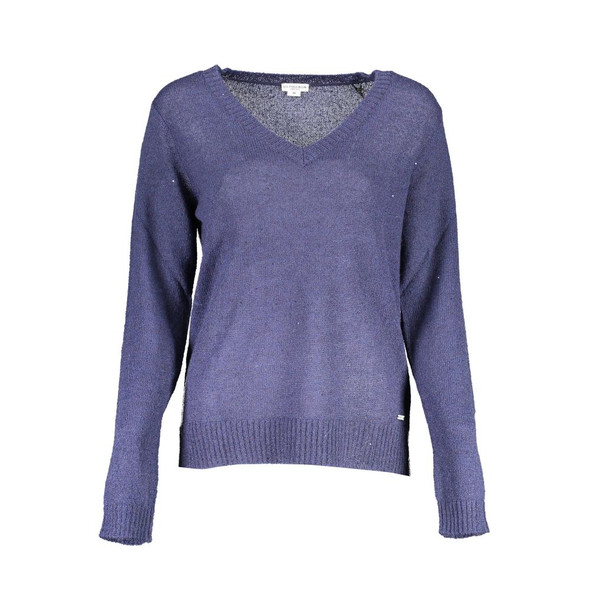 Blue Acrylic Women Sweater Blue Acrylic Women Sweater