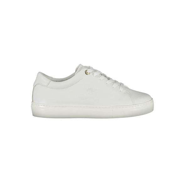 Tommy Hilfiger White Leather Women Sneaker Tommy Hilfiger White Leather Women Sneaker