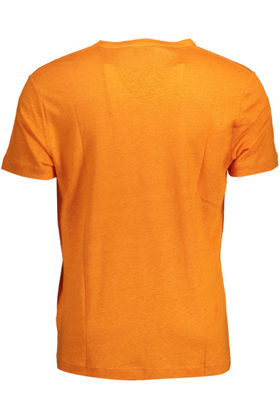 Orange Linen Men T-Shirt Orange Linen Men T-Shirt