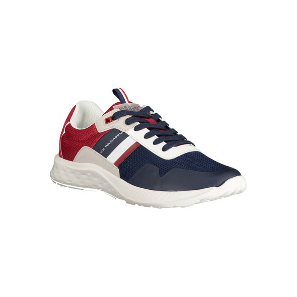 Blue Polyester Men Sneaker Blue Polyester Men Sneaker