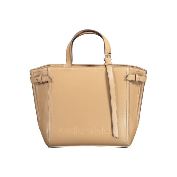Brown Polyester Women Handbag Brown Polyester Women Handbag