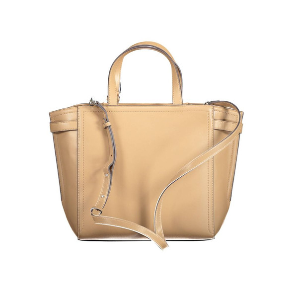 Brown Polyester Women Handbag Brown Polyester Women Handbag