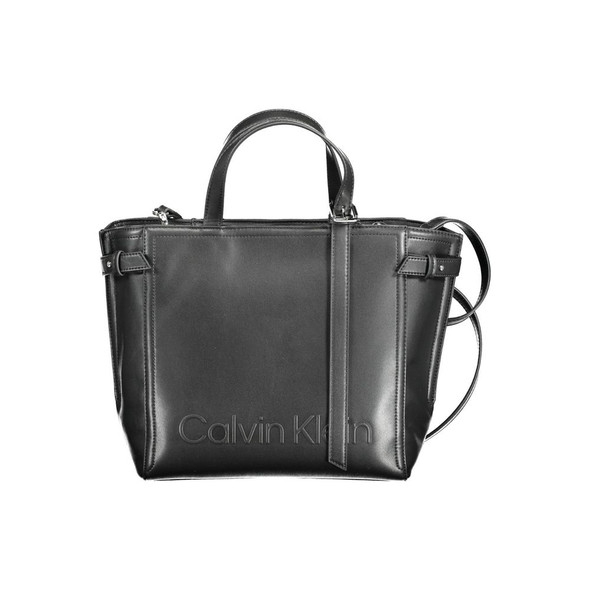 Black Polyester Women Handbag CA-14464 Black Polyester Women Handbag CA-14464