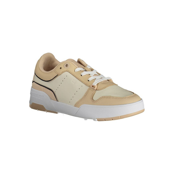 Beige Leather Women Sneaker Beige Leather Women Sneaker