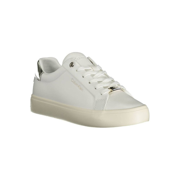White Leather Women Sneaker CA-15154 White Leather Women Sneaker CA-15154