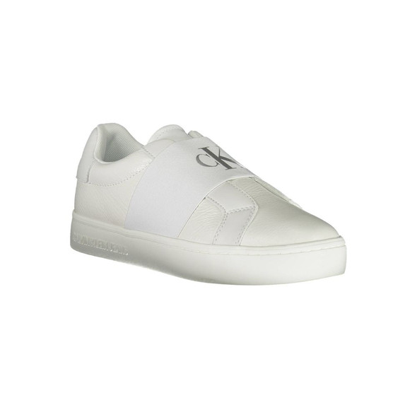 White Leather Women Sneaker CA-16632 White Leather Women Sneaker CA-16632