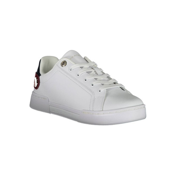 White Polyethylene Women Sneaker White Polyethylene Women Sneaker