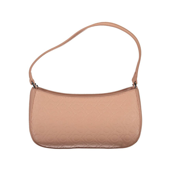 Pink Polyester Women Handbag Pink Polyester Women Handbag