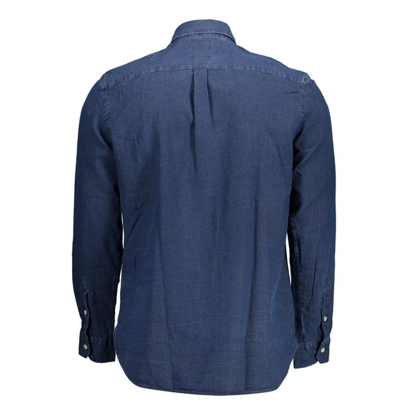 Blue Cotton Men Shirt US-16879 Blue Cotton Men Shirt US-16879
