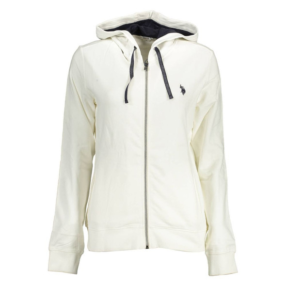White Cotton Women Sweater US-16962 White Cotton Women Sweater US-16962