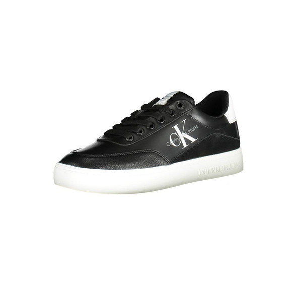Black Leather Women Sneaker CA-17410 Black Leather Women Sneaker CA-17410