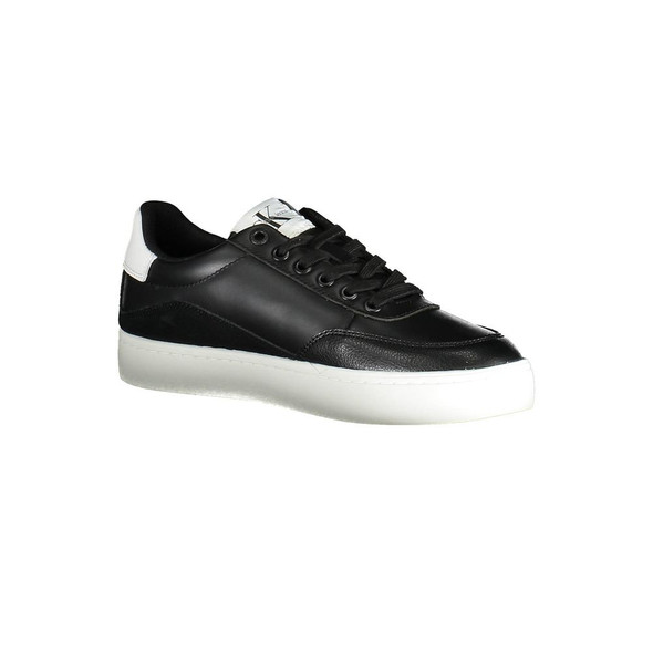 Black Leather Women Sneaker CA-17410 Black Leather Women Sneaker CA-17410