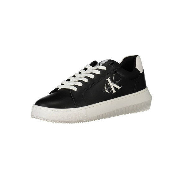 Black Leather Women Sneaker CA-17972 Black Leather Women Sneaker CA-17972