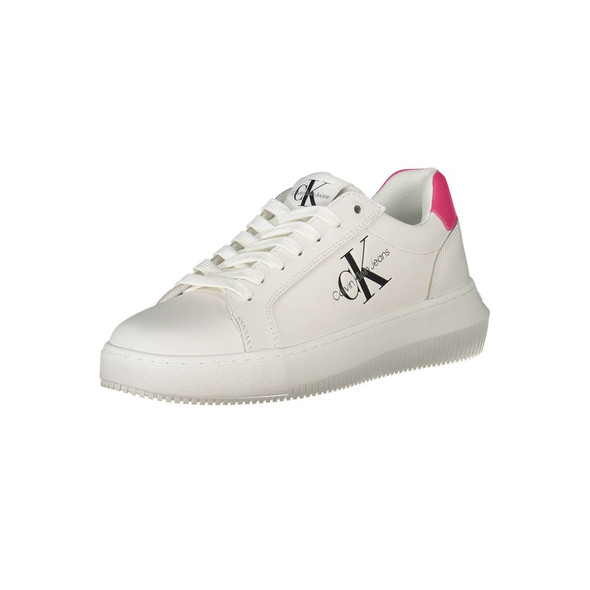 White Leather Women Sneaker CA-17973 White Leather Women Sneaker CA-17973