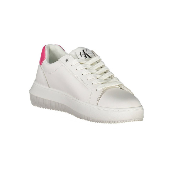 White Leather Women Sneaker CA-17973 White Leather Women Sneaker CA-17973