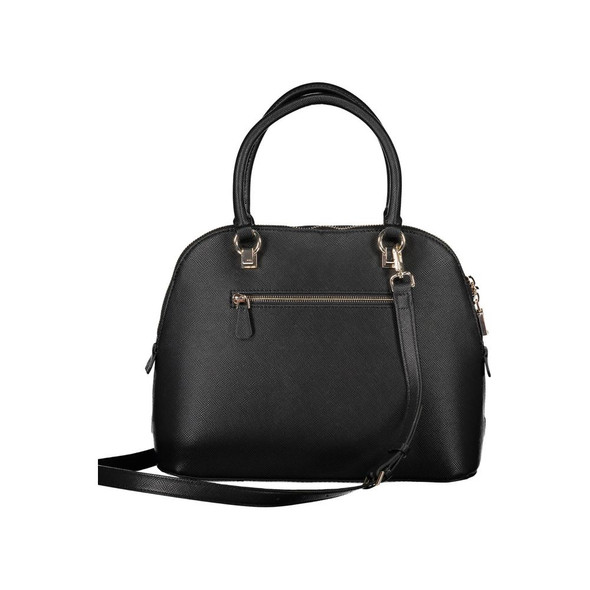 Black Polyethylene Women Handbag GU-18476 Black Polyethylene Women Handbag GU-18476