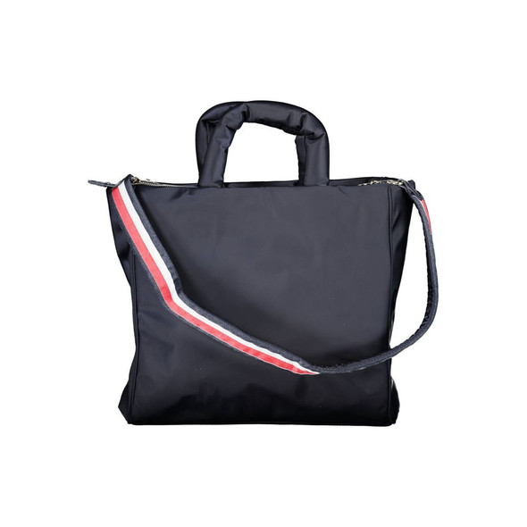 Blue Polyester Women Handbag Blue Polyester Women Handbag