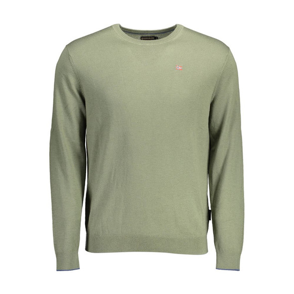 Green Wool Men Sweater Green Wool Men Sweater