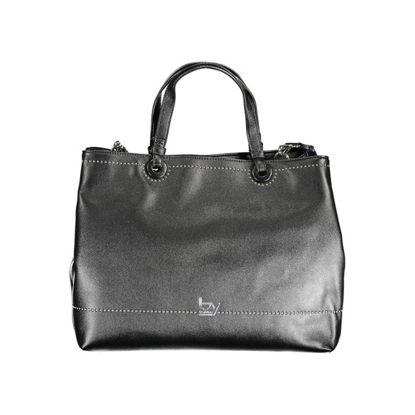 Black Polyethylene Women Handbag BY-17114 Black Polyethylene Women Handbag BY-17114