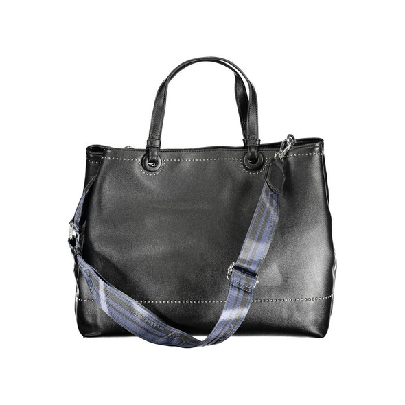 BYBLOS Black Polyethylene Women Handbag BY-17114 BYBLOS Black Polyethylene Women Handbag BY-17114
