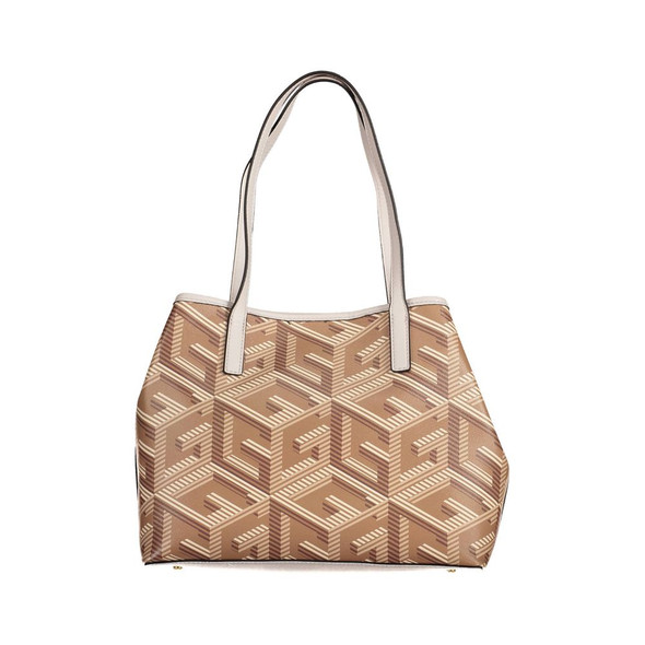 Beige Polyethylene Women Handbag Beige Polyethylene Women Handbag