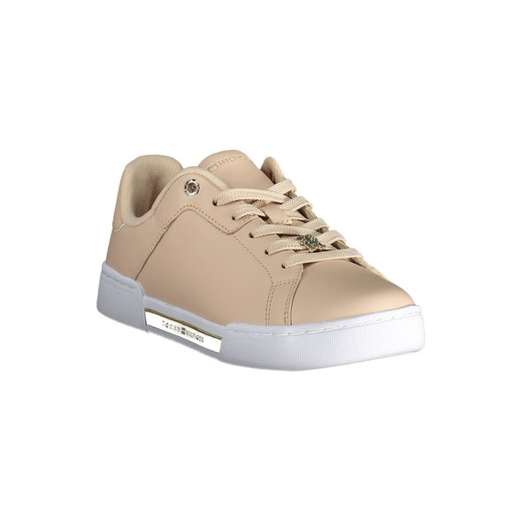 Pink Leather Women Sneaker Pink Leather Women Sneaker