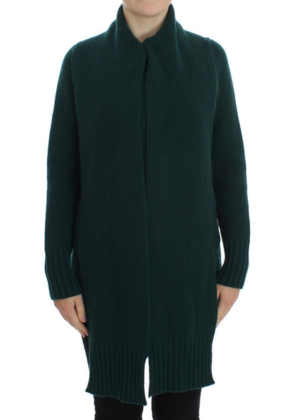 Green Knitted Cashmere Cardigan Green Knitted Cashmere Cardigan