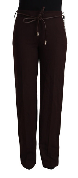 Patrizia Pepe Black High Waist Straight Formal Pants Patrizia Pepe Black High Waist Straight Formal Pants