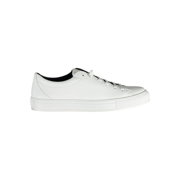 Tommy Hilfiger White Synthetic Men Sneaker Tommy Hilfiger White Synthetic Men Sneaker