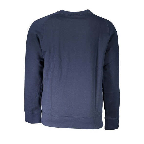 Timberland Blue Cotton Unisex Sweatshirt Timberland Blue Cotton Unisex Sweatshirt