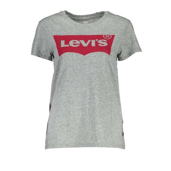 Levi's Gray Cotton Unisex T-Shirt Levi's Gray Cotton Unisex T-Shirt