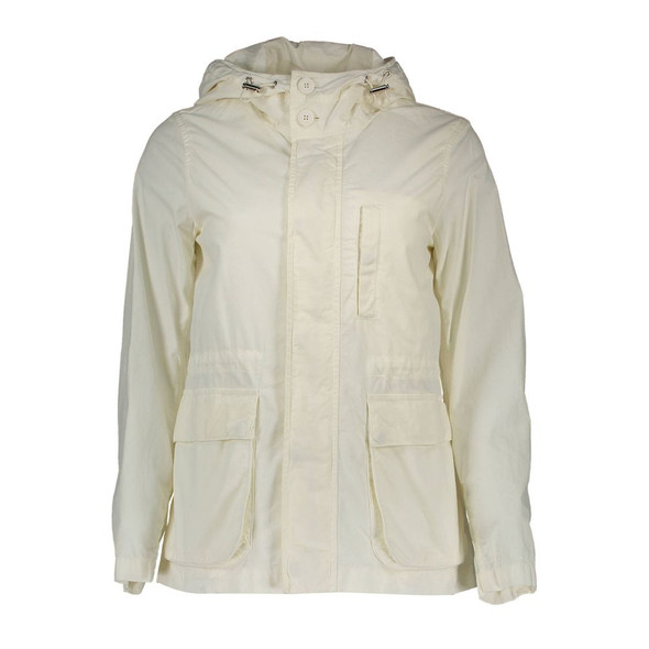 Gant White Cotton Women Jacket Gant White Cotton Women Jacket
