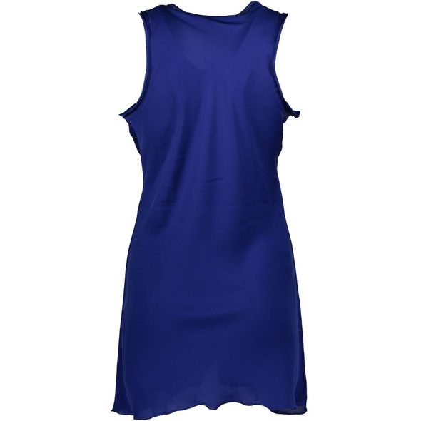 Silvian Heach Blue Polyester Womens Tank Top Silvian Heach Blue Polyester Womens Tank Top